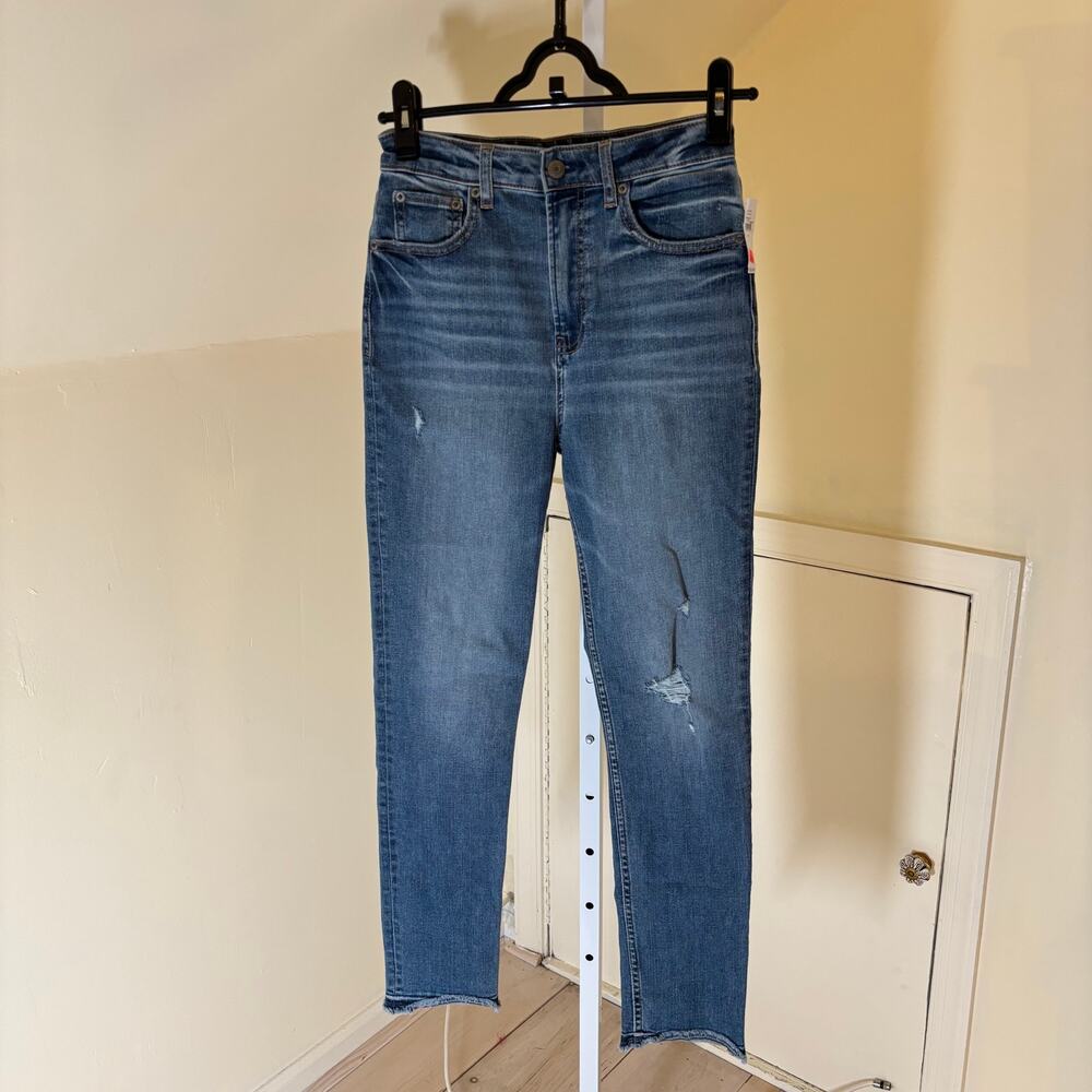 Gap Teen NWT Girls' Sky High Skinny Ankle Dark Wash Jeans Adjustable Waist 16